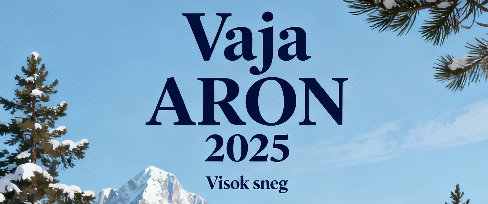 Elaborat Vaja ARON 2025 – Visok sneg